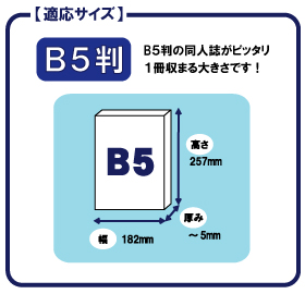 適応サイズB5判